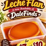 Dale Finds leche flan promotion from Facebook; confirm current pricing with Dale